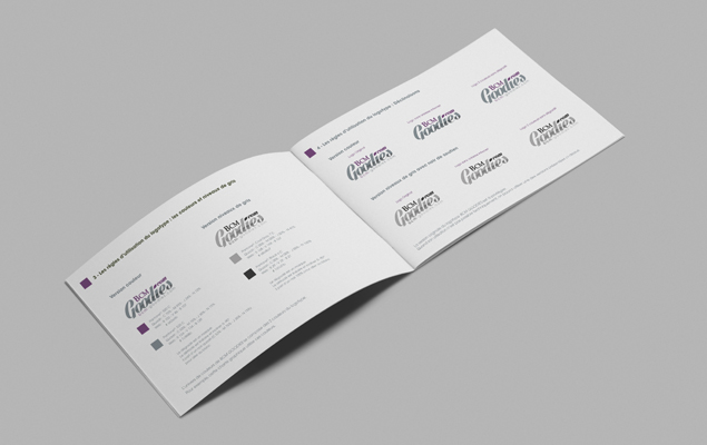 Création et réalisation de la charte graphique du logo pour la marque Bcm Goodies 