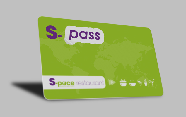 Création des cartes de fidélité pour le restaurant S-Pace Restaurant de dunkerque