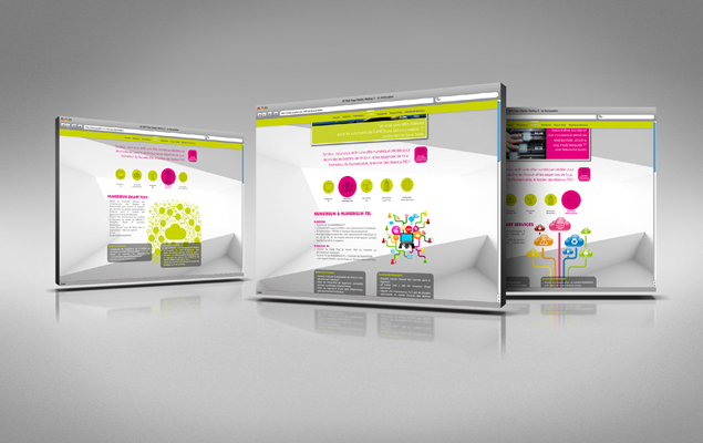 Création de l'interface graphique pour une application Numéricable pour l'agence More and Less
